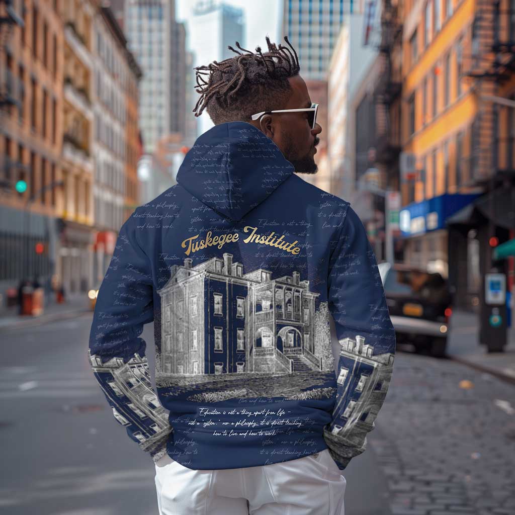 Booker T. Washington Hoodie Tuskegee Institute Design Educational Legacy 1881 Historic Tribute - African Pride