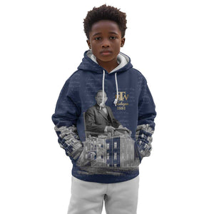 Booker T. Washington Kid Hoodie Tuskegee Institute Design Educational Legacy 1881 Historic Tribute - African Pride