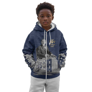 Booker T. Washington Kid Hoodie Tuskegee Institute Design Educational Legacy 1881 Historic Tribute - African Pride