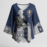 Booker T. Washington Kimono Sleeve Blouse Tuskegee Institute Design Educational Legacy 1881 Historic Tribute - African Pride