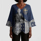 Booker T. Washington Kimono Sleeve Blouse Tuskegee Institute Design Educational Legacy 1881 Historic Tribute - African Pride