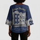 Booker T. Washington Kimono Sleeve Blouse Tuskegee Institute Design Educational Legacy 1881 Historic Tribute - African Pride