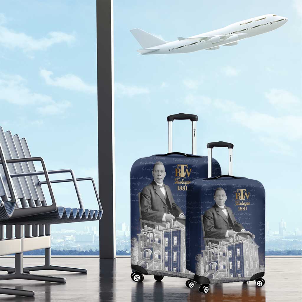 Booker T. Washington Luggage Cover Tuskegee Institute Design Educational Legacy 1881 Historic Tribute - African Pride