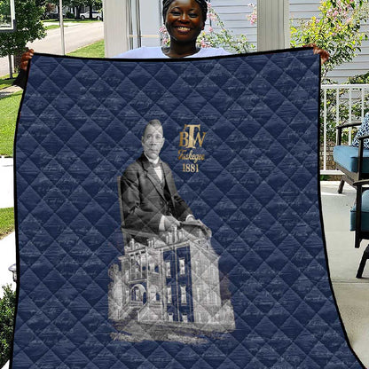 Booker T. Washington Quilt Tuskegee Institute Design Educational Legacy 1881 Historic Tribute - African Pride