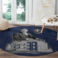 Booker T. Washington Round Carpet Tuskegee Institute Design Educational Legacy 1881 Historic Tribute - African Pride