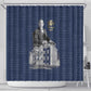 Booker T. Washington Shower Curtain Tuskegee Institute Design Educational Legacy 1881 Historic Tribute - African Pride