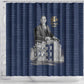 Booker T. Washington Shower Curtain Tuskegee Institute Design Educational Legacy 1881 Historic Tribute - African Pride