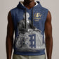 Booker T. Washington Sleeveless Hoodie Tuskegee Institute Design Educational Legacy 1881 Historic Tribute - African Pride