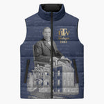 Booker T. Washington Sleeveless Puffer Jacket Tuskegee Institute Design Educational Legacy 1881 Historic Tribute - African Pride