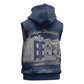 Booker T. Washington Sleeveless Zip Hoodie Tuskegee Institute Design Educational Legacy 1881 Historic Tribute - African Pride