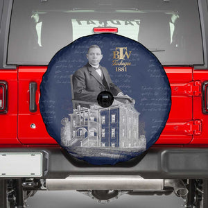 Booker T. Washington Spare Tire Cover Tuskegee Institute Design Educational Legacy 1881 Historic Tribute - African Pride