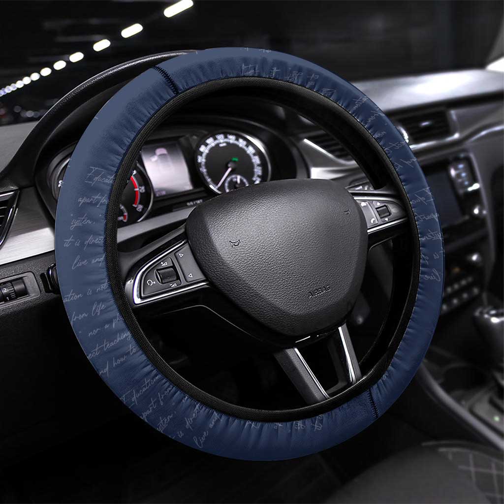 Booker T. Washington Steering Wheel Cover Tuskegee Institute Design Educational Legacy 1881 Historic Tribute - African Pride
