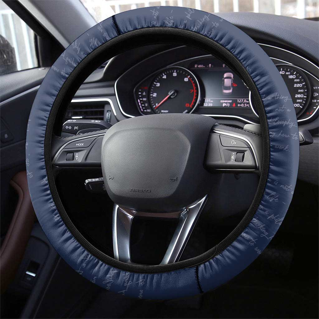 Booker T. Washington Steering Wheel Cover Tuskegee Institute Design Educational Legacy 1881 Historic Tribute - African Pride