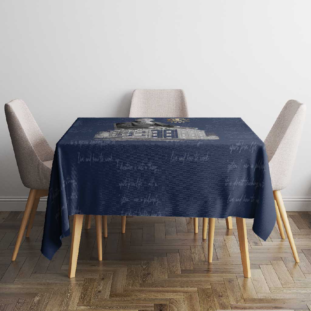 Booker T. Washington Tablecloth Tuskegee Institute Design Educational Legacy 1881 Historic Tribute - African Pride