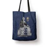 Booker T. Washington Tote Bag Tuskegee Institute Design Educational Legacy 1881 Historic Tribute - African Pride
