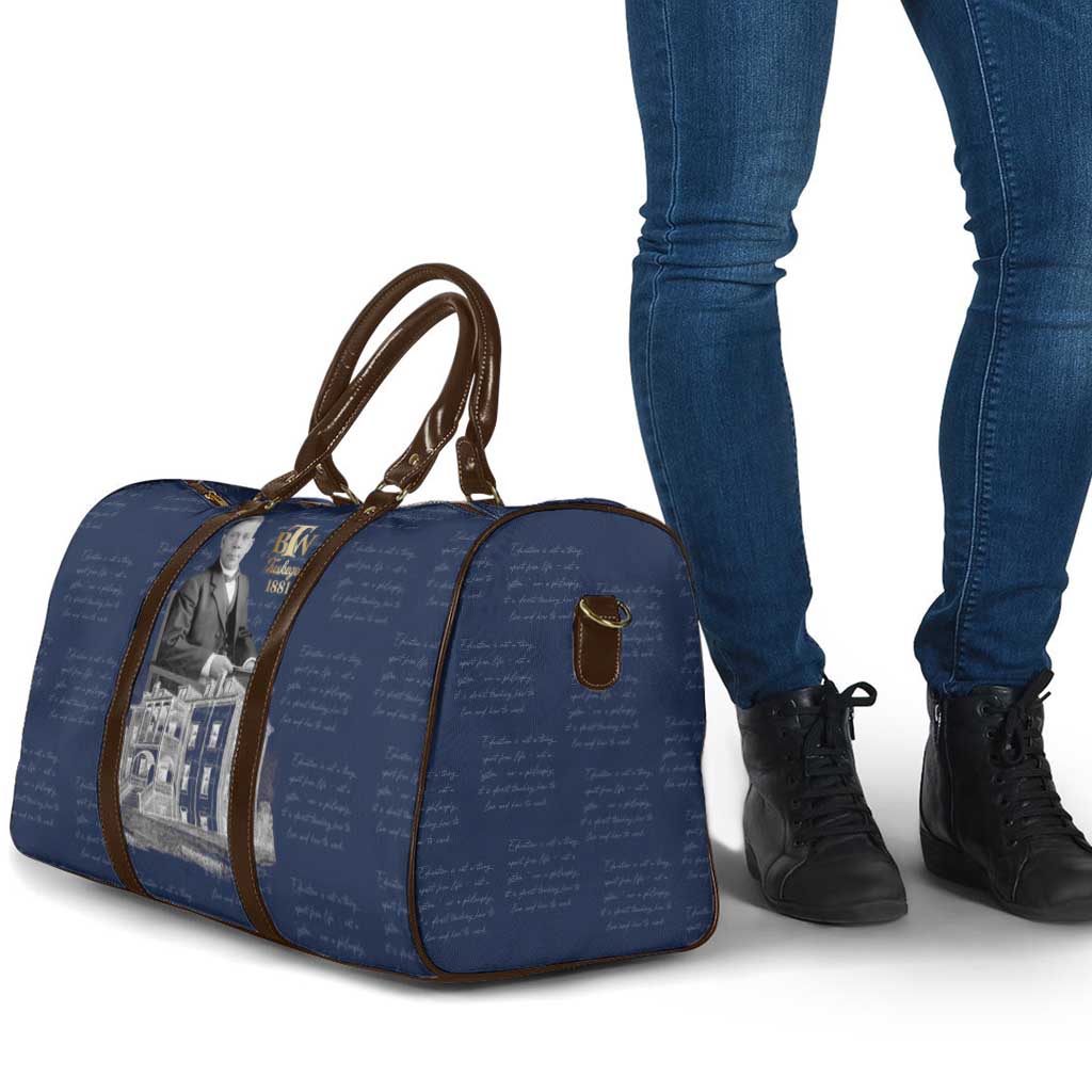 Booker T. Washington Travel Bag Tuskegee Institute Design Educational Legacy 1881 Historic Tribute - African Pride