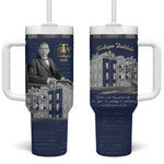 Booker T. Washington Tumbler With Handle Tuskegee Institute Design Educational Legacy 1881 Historic Tribute - African Pride