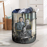 Booker T. Washington Laundry Basket Historic Portrait Collage Civil Rights Legacy Educational Pioneer Design - African Pride