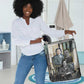 Booker T. Washington Laundry Basket Historic Portrait Collage Civil Rights Legacy Educational Pioneer Design - African Pride