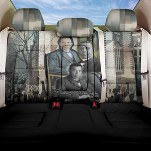 Booker T. Washington Back Car Seat Cover Historic Portrait Collage Civil Rights Legacy Educational Pioneer Design - African Pride
