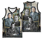 Booker T. Washington Basketball Jersey Historic Portrait Collage Civil Rights Legacy Educational Pioneer Design - African Pride
