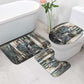 Booker T. Washington Bathroom Set Historic Portrait Collage Civil Rights Legacy Educational Pioneer Design - African Pride