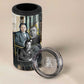 Booker T. Washington 4 in 1 Can Cooler Tumbler Historic Portrait Collage Civil Rights Legacy Educational Pioneer Design - African Pride