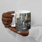 Booker T. Washington Ceramic Mug Historic Portrait Collage Civil Rights Legacy Educational Pioneer Design - African Pride