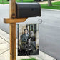 Booker T. Washington Garden Flag Historic Portrait Collage Civil Rights Legacy Educational Pioneer Design - African Pride