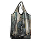 Booker T. Washington Grocery Bag Historic Portrait Collage Civil Rights Legacy Educational Pioneer Design - African Pride