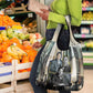 Booker T. Washington Grocery Bag Historic Portrait Collage Civil Rights Legacy Educational Pioneer Design - African Pride