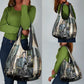 Booker T. Washington Grocery Bag Historic Portrait Collage Civil Rights Legacy Educational Pioneer Design - African Pride