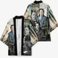 Booker T. Washington Kimono Historic Portrait Collage Civil Rights Legacy Educational Pioneer Design - African Pride