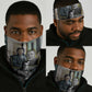 Booker T. Washington Neck Gaiter Historic Portrait Collage Civil Rights Legacy Educational Pioneer Design - African Pride