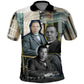 Booker T. Washington Polo Shirt Historic Portrait Collage Civil Rights Legacy Educational Pioneer Design TS04