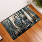 Booker T. Washington Rubber Doormat Historic Portrait Collage Civil Rights Legacy Educational Pioneer Design - African Pride
