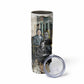 Booker T. Washington Skinny Tumbler Historic Portrait Collage Civil Rights Legacy Educational Pioneer Design - African Pride