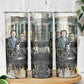 Booker T. Washington Skinny Tumbler Historic Portrait Collage Civil Rights Legacy Educational Pioneer Design - African Pride