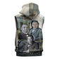 Booker T. Washington Sleeveless Hoodie Historic Portrait Collage Civil Rights Legacy Educational Pioneer Design - African Pride