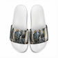 Booker T. Washington Slide Sandals Historic Portrait Collage Civil Rights Legacy Educational Pioneer Design - African Pride