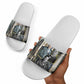 Booker T. Washington Slide Sandals Historic Portrait Collage Civil Rights Legacy Educational Pioneer Design - African Pride