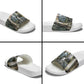 Booker T. Washington Slide Sandals Historic Portrait Collage Civil Rights Legacy Educational Pioneer Design - African Pride