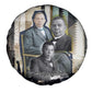 Booker T. Washington Spare Tire Cover Historic Portrait Collage Civil Rights Legacy Educational Pioneer Design - African Pride