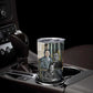 Booker T. Washington Tumbler Cup Historic Portrait Collage Civil Rights Legacy Educational Pioneer Design - African Pride
