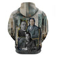 Booker T. Washington Zip Hoodie Historic Portrait Collage Civil Rights Legacy Educational Pioneer Design - African Pride