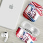 James Baldwin AirPods Case Artistic Portrait Quote on Love and Awareness Civil Rights Tribute - African Pride