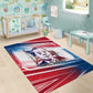 James Baldwin Area Rug Artistic Portrait Quote on Love and Awareness Civil Rights Tribute - African Pride