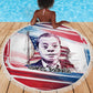 James Baldwin Beach Blanket Artistic Portrait Quote on Love and Awareness Civil Rights Tribute - African Pride