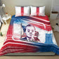James Baldwin Bedding Set Artistic Portrait Quote on Love and Awareness Civil Rights Tribute - African Pride