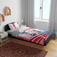 James Baldwin Bedding Set Artistic Portrait Quote on Love and Awareness Civil Rights Tribute - African Pride